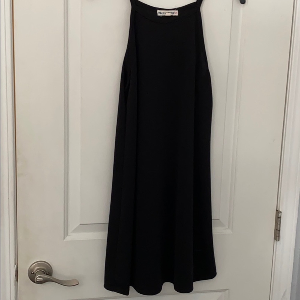 simple black summer dress